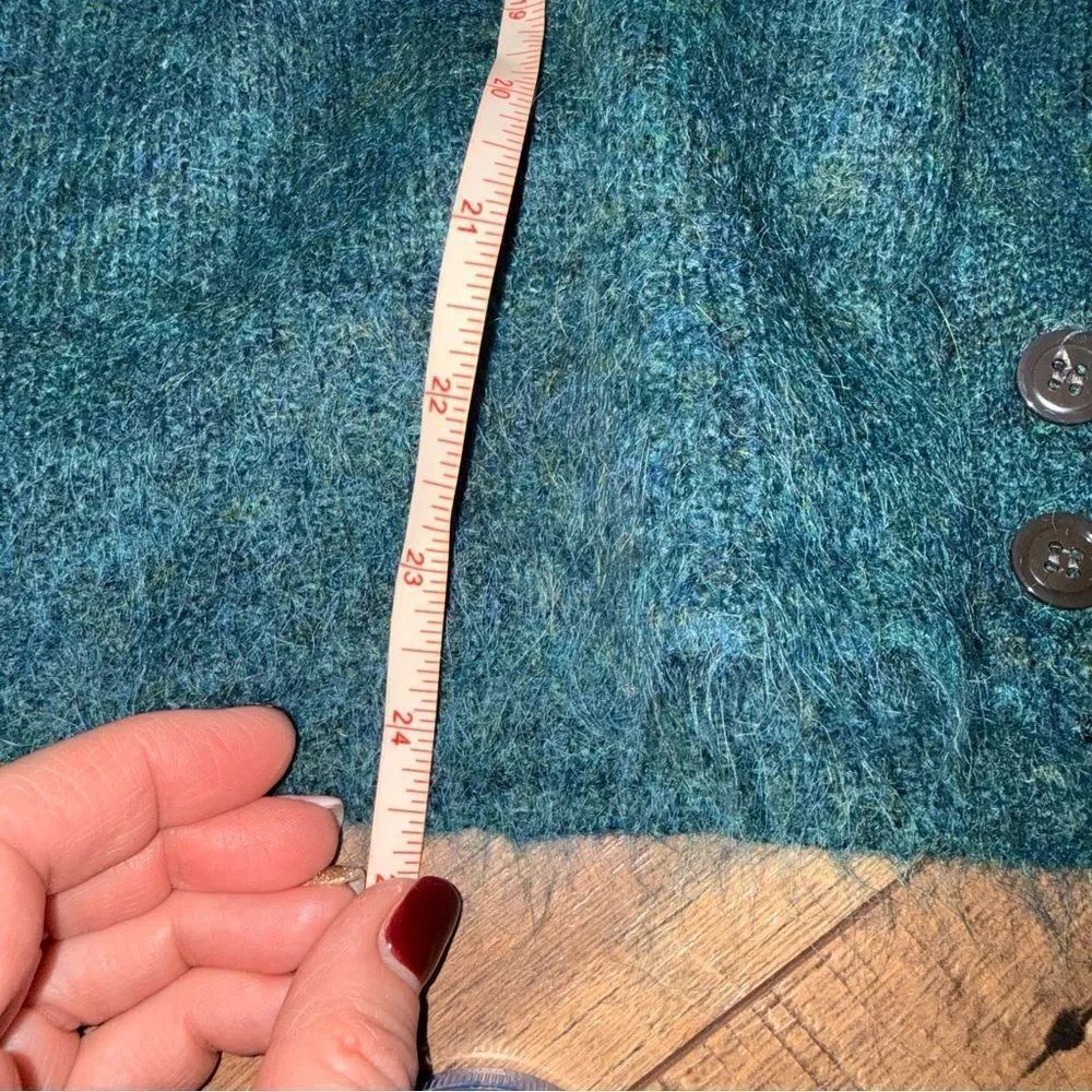 J. Crew Blue-Green Knit Sweater - Picture 5 of 7